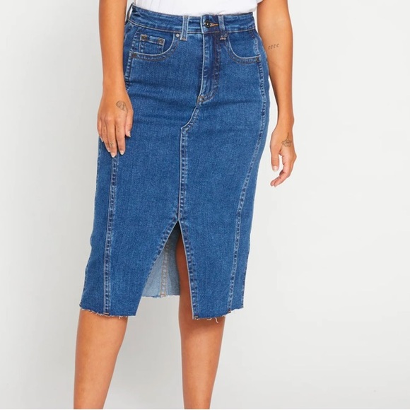UNIVERSAL STANDARD Dakota Denim skirt - Picture 1 of 6